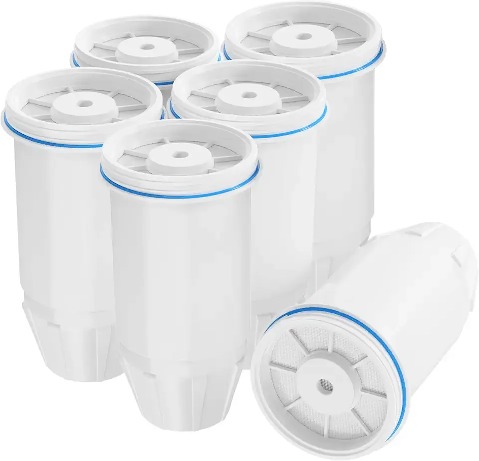 Fit for zero Pitcher and Dispenser ZR-001 ZR-004 ZP-006 ZR-017 Water Filter, Multi-Stage Filter System, Reduce Lead, Chromium, and PFOA/PFOS, Pack of 6,by Cobectal