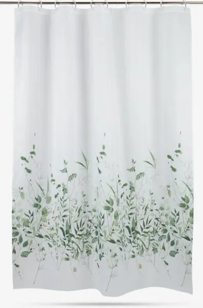 Douchegordijn FILIPSTAD 150x200 wit/groen