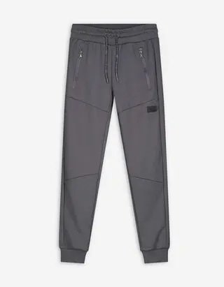 Pantaloni da jogging - Piqué - grigio scuro