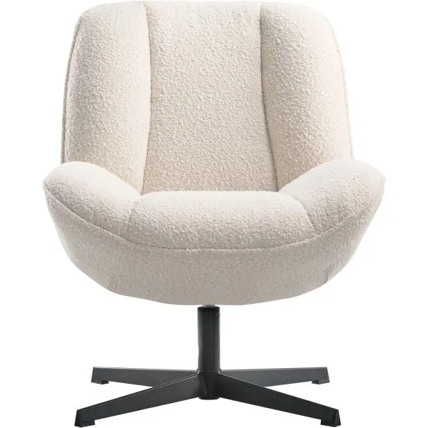 Draaifauteuil Fortenza ecru