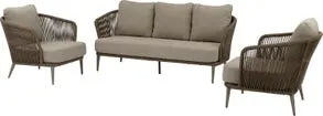 Intratuin 5-zits loungeset Kelly taupe