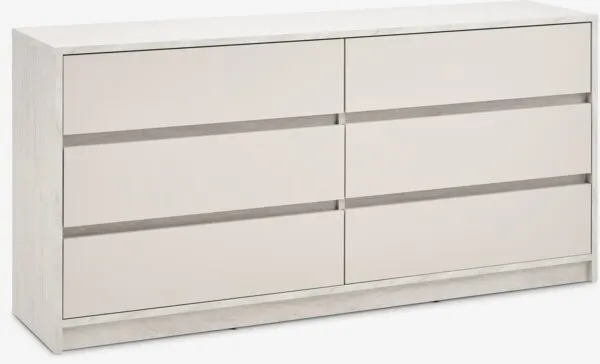 Cassettiera 3+3 BILLUND color travertino/beige