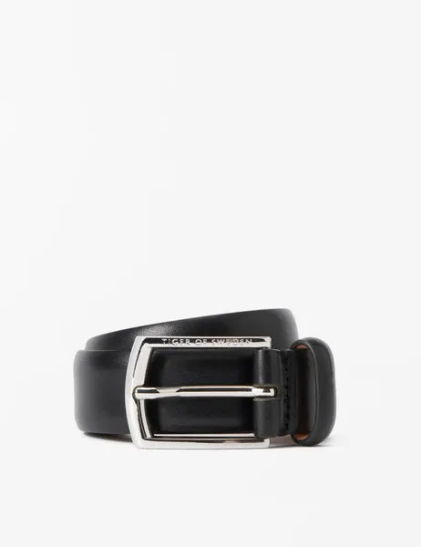 Asenby Leather Belt Black
