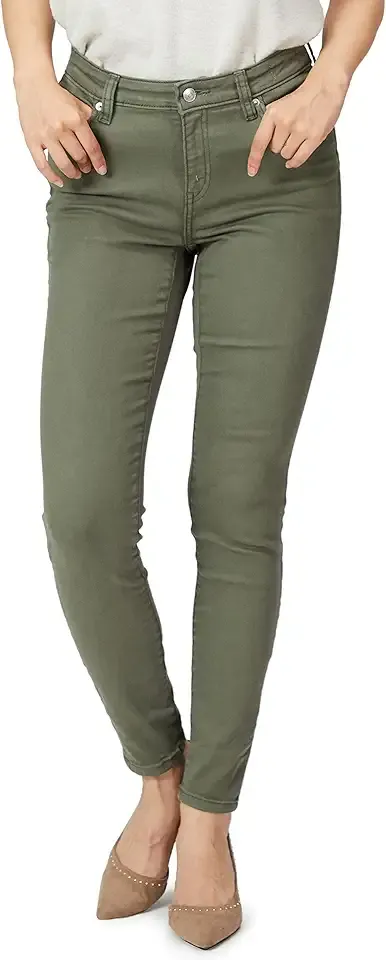 Women's Mid-Rise Stretchy Skinny Jeans - Discontinued Colors