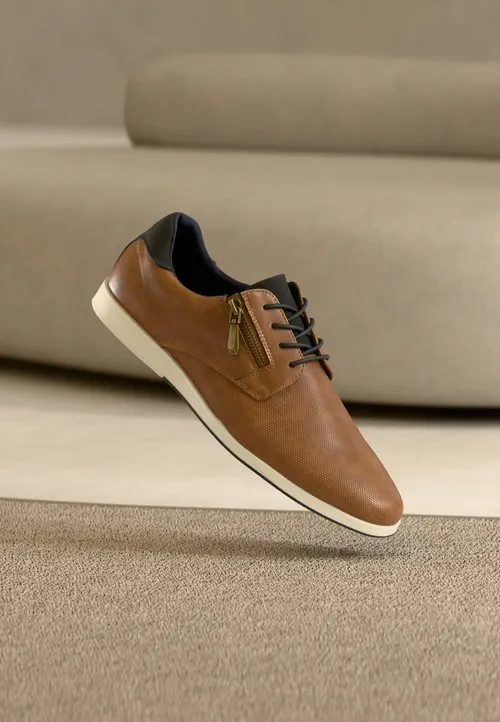 UNISEX - Casual snøresko - cognac