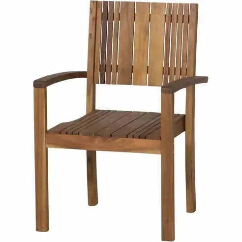 Stapelsessel FALUN - braun - Akazie massiv