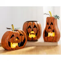 LED-Dekokürbis "Spooky"
