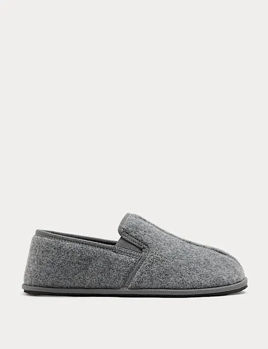 Fleece Lined Lounge Slippers