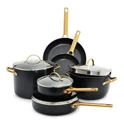 Green Pan Reserve Hard Anodized Healthy Ceramic Nonstick 10 Piece Cookware Pots and ...