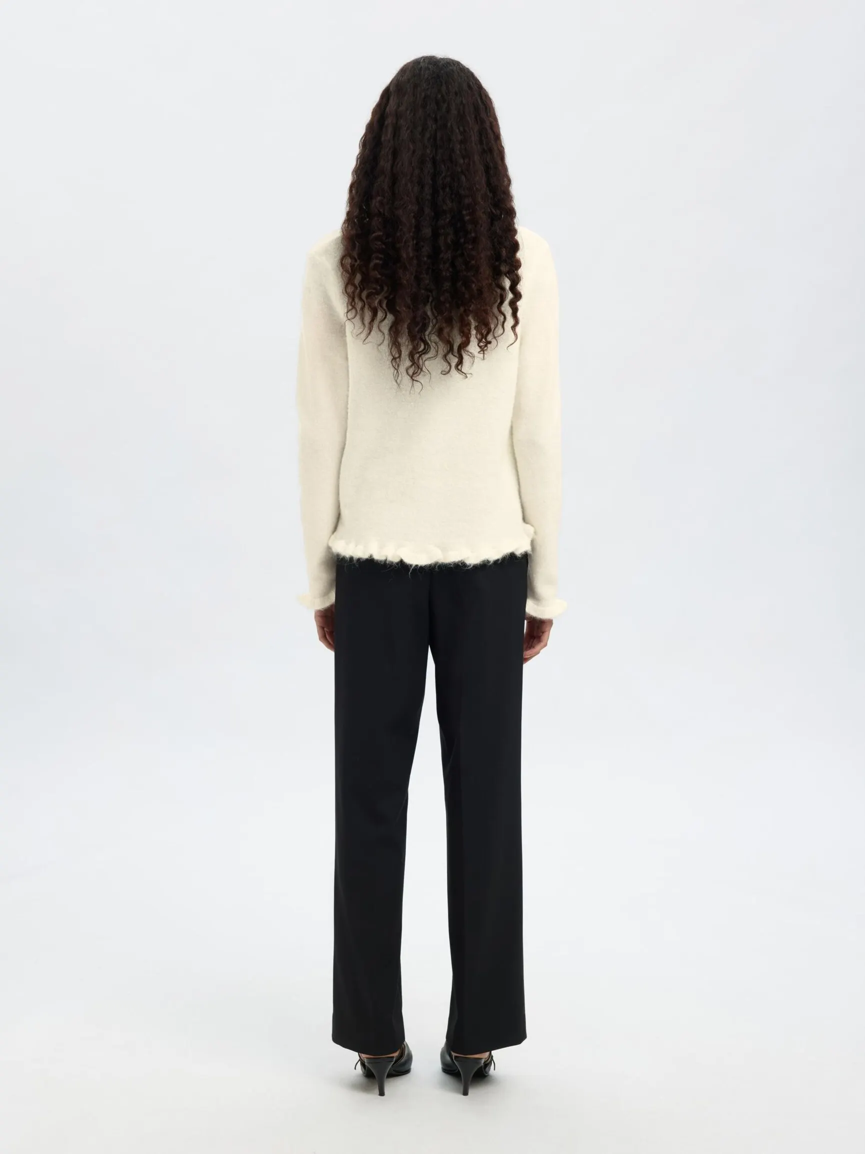 ULLBLANDING STRIKKET CARDIGAN
