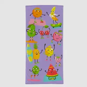 Tudo Home Kids Fit & Fruity Beach Towel