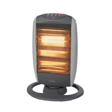 Stufa Alogena Oscillante con 3 Livelli di Potenza 1200 Watt