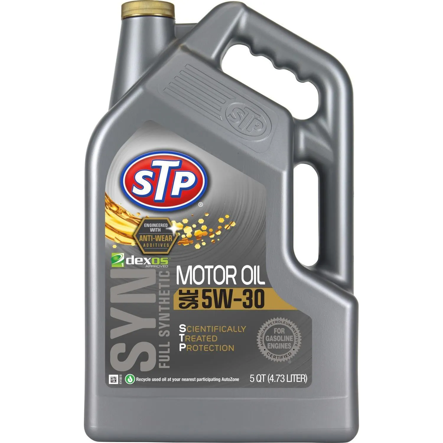 STP Full Synthetic 5W-30 Motor Oil 5 Quart