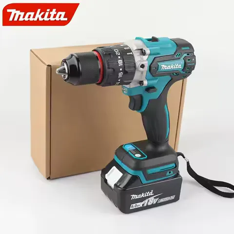 Makita DDF487 Brushless Cordless Electric Drill Screwdriver Driver Combo Power Tool Kit for 18V Makita Battery Pack System