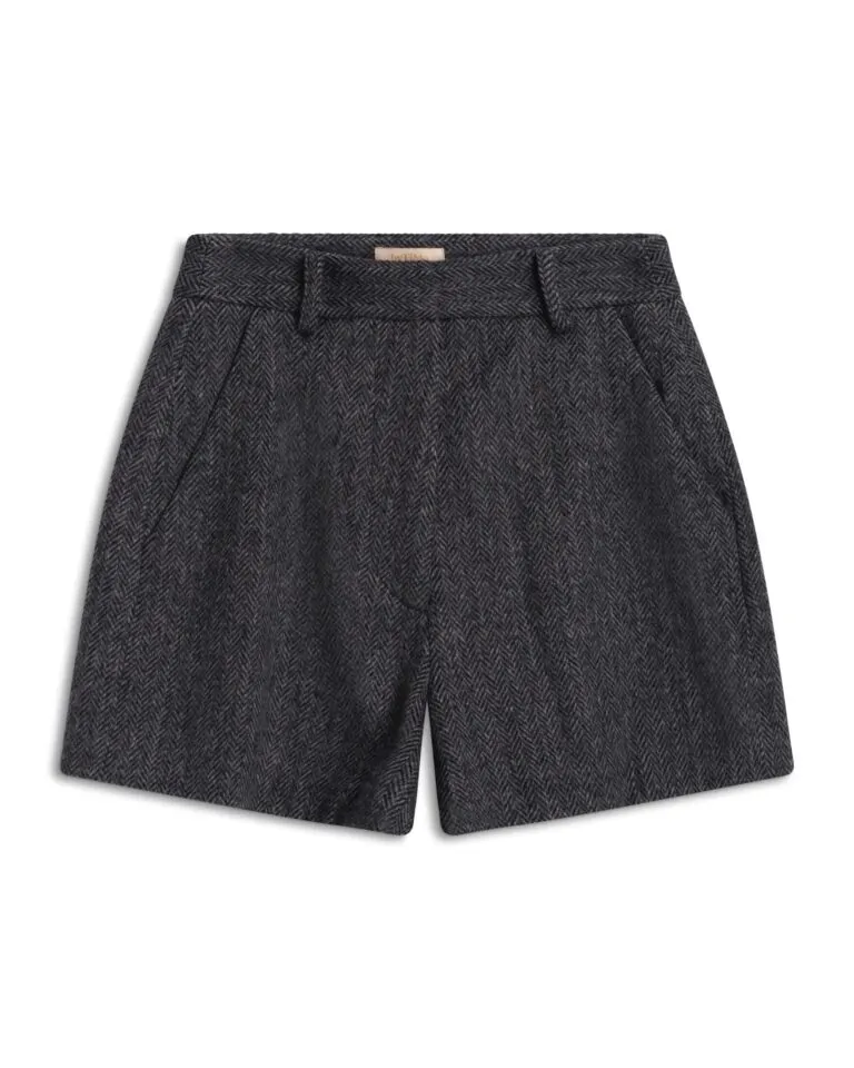 Tailored Shorts - Grey Melange
