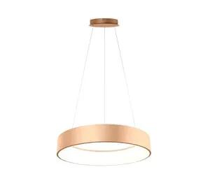 Lampadario LED moderno Noah dorato Ø60cm, luce con 3 temperature di colore 8000 lumen, LUCE AMBIENTE DESIGN