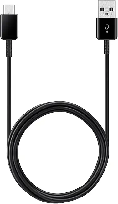 USB A to C Cable - 1.5m - Black - Samsung