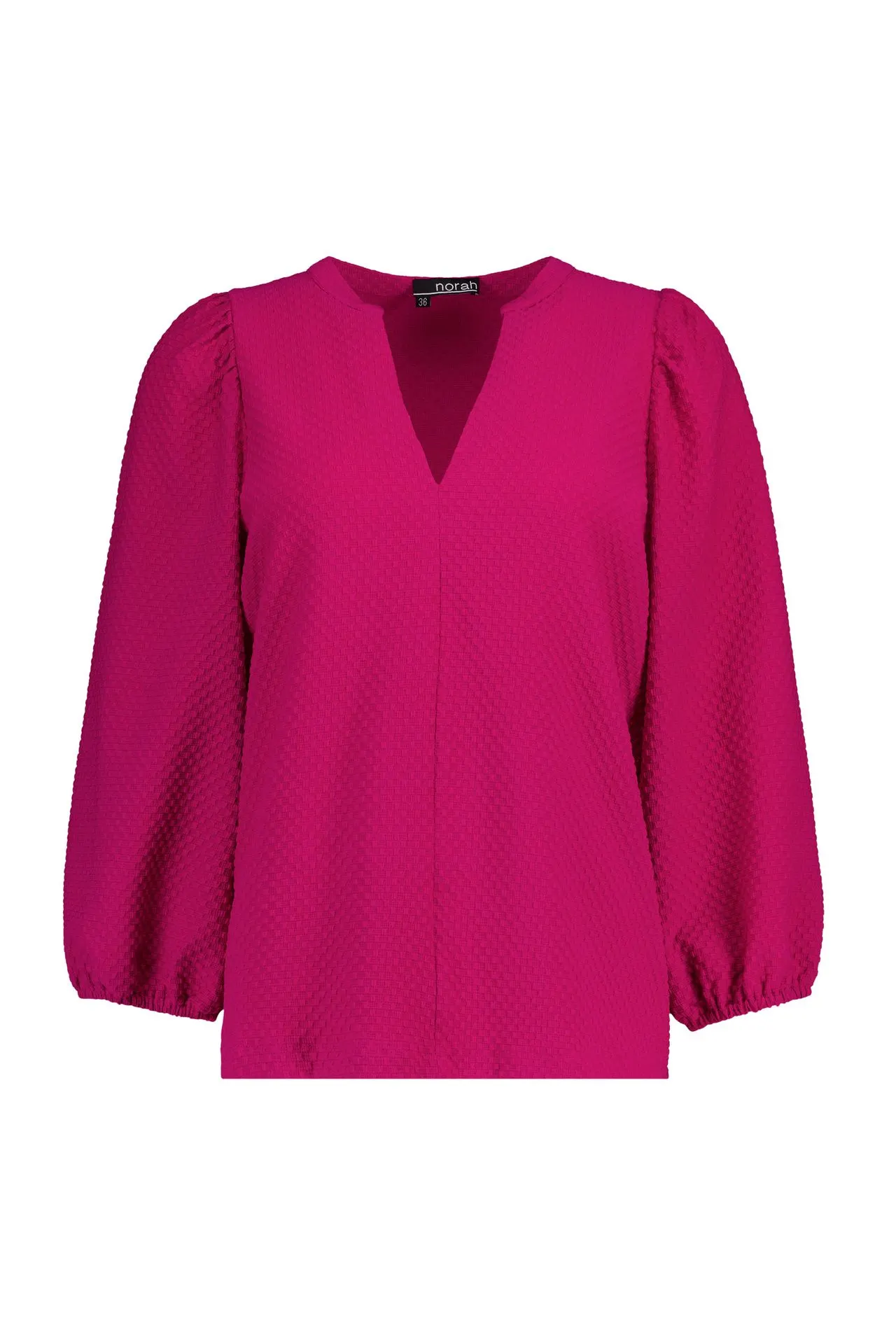 Roze blouse met structuur
