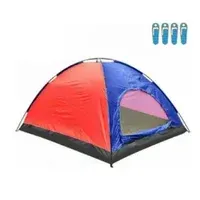 Carpa De Camping Para 4 Personas (208X208X145 Cm)
