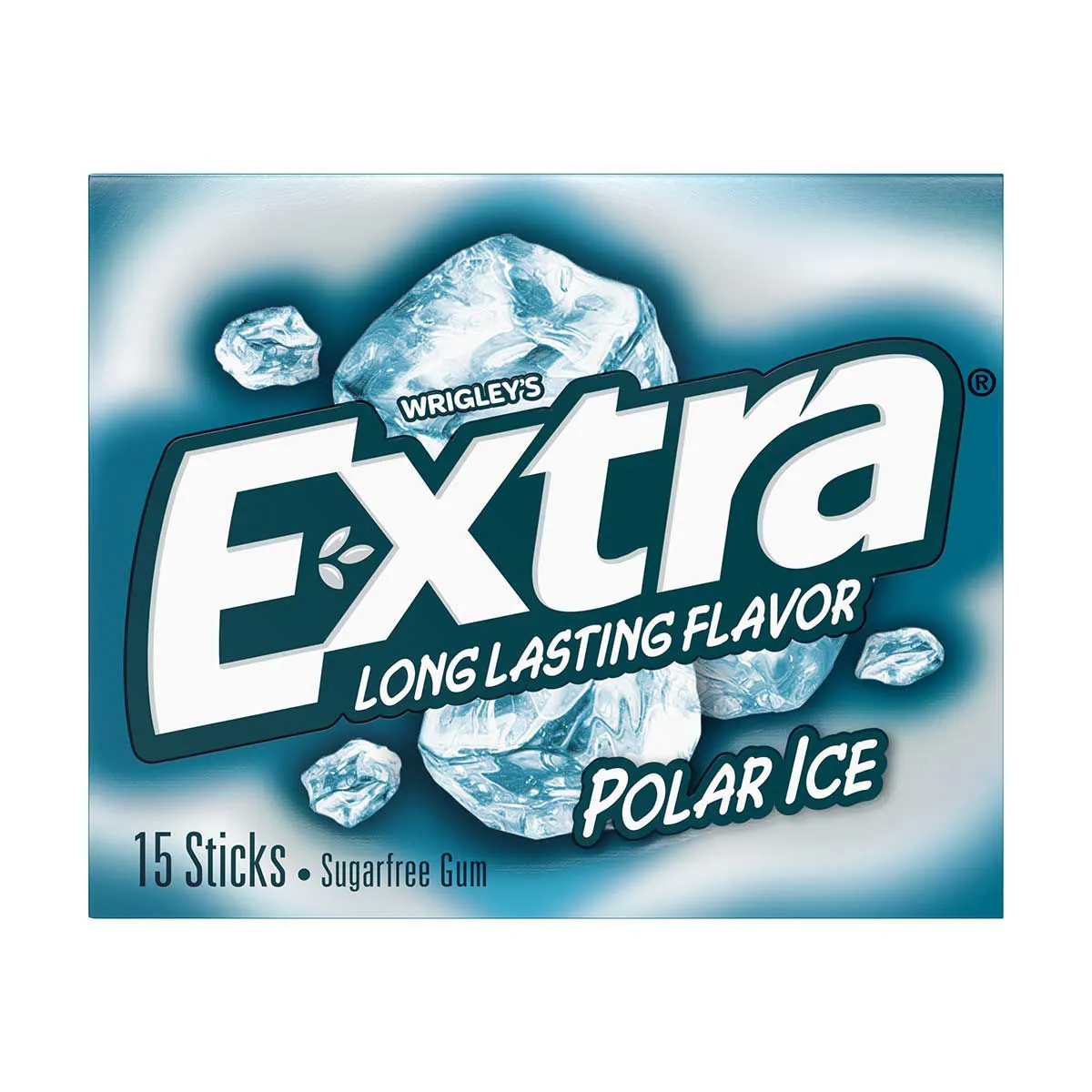 Extra Polar Ice Sugar Free Chewing Gum, 15 pcs
