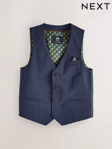 Dark Blue Waistcoat (12mths-16yrs)