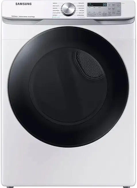 Samsung 7.5 cu. ft. Smart Electric Dryer with Steam Sanitize+, White, DVE45B6300W/A3
