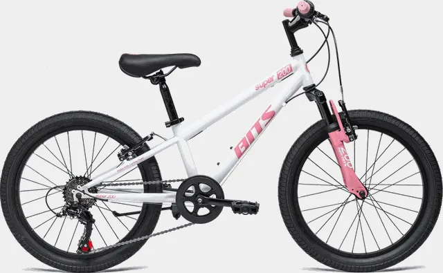 Super 200 NO 25, barnesykkel, 20" - Hvit
