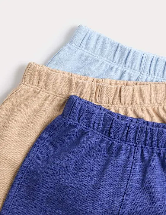 3er-Pack Shorts aus reiner Baumwolle (0–5 J.)