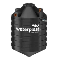 Biodigestor autolimpiante 2000 l negro