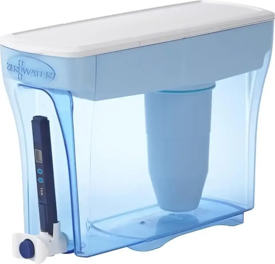 ZeroWater 23-Cup Water Filter Dispenser Removes PFOA/PFAS ​ | IAPMO certified: Lead, PFOA/PFOS, chromium, mercury; 5-stage Advanced Filtration; 0 TDS Water Filter Pitcher​