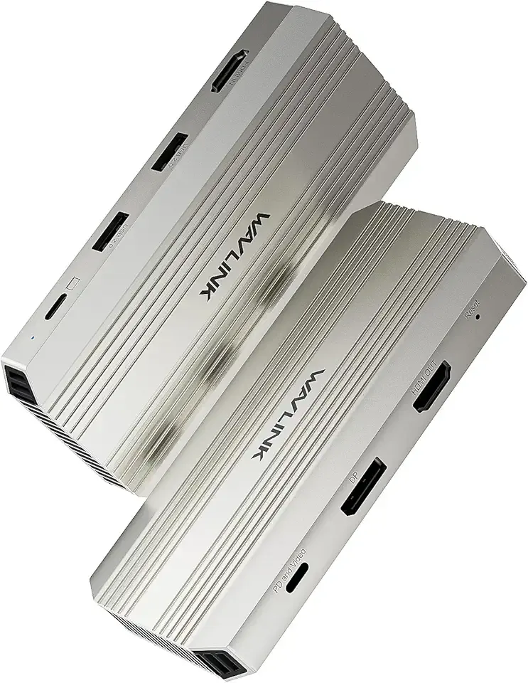 WAVLINK Video Capture Card, HDMI Capture Card for Streaming, 4k@30Hz Capture& Loop-Out, Single 4K@144Hz Display, 100W PD, Compatible with PS5/Xbox/Switch, OBS, Windows/Mac