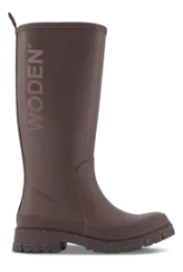 Woden Le Waterproof Gummistøvel Chocolate WL761