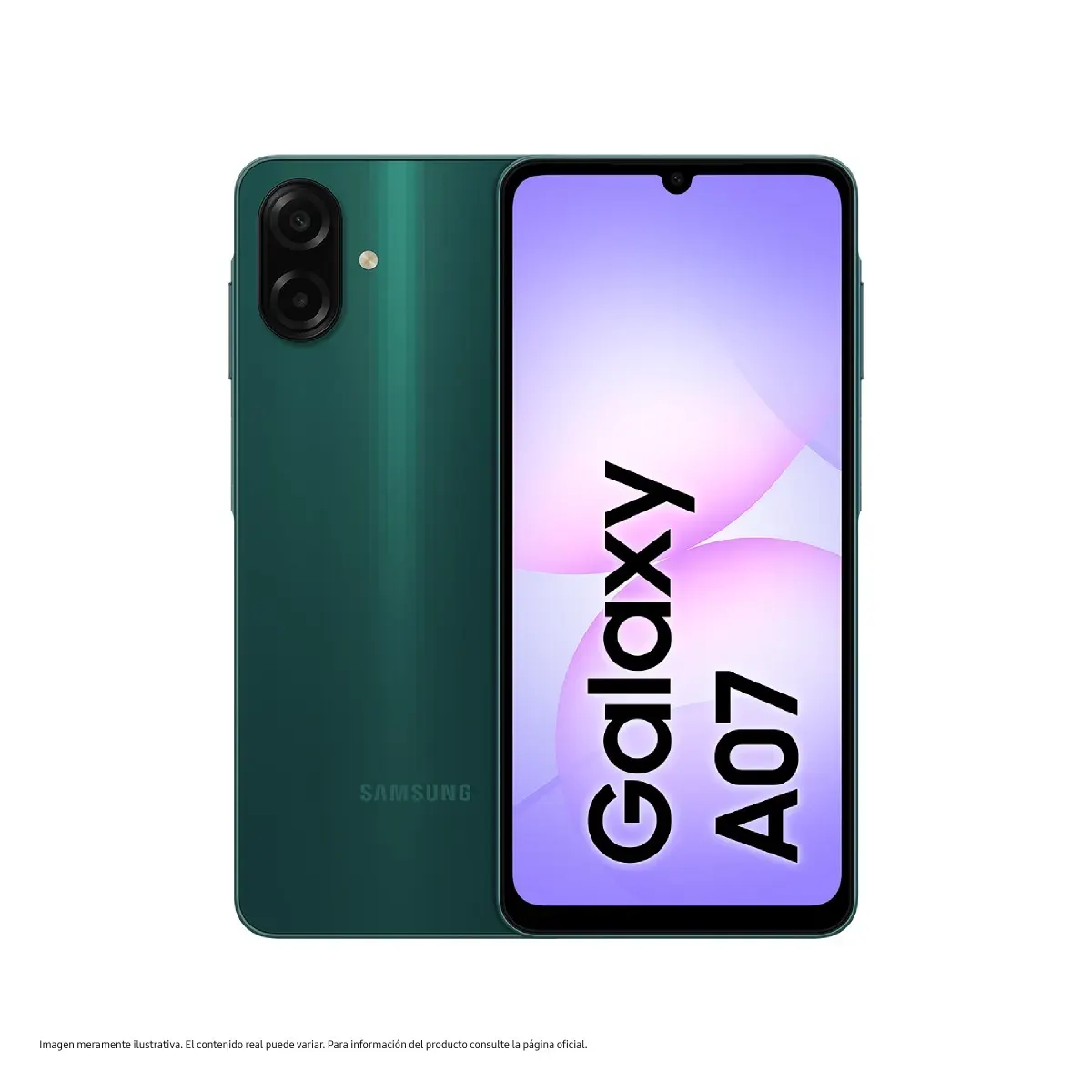 Celular Samsung Galaxy A07 6'' 4GB 128GB Green