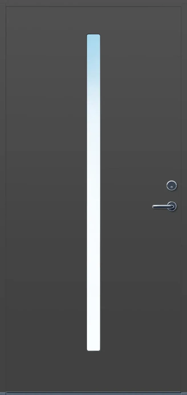 DØR YD FORUS 05 9X21H MØRK GRÅ