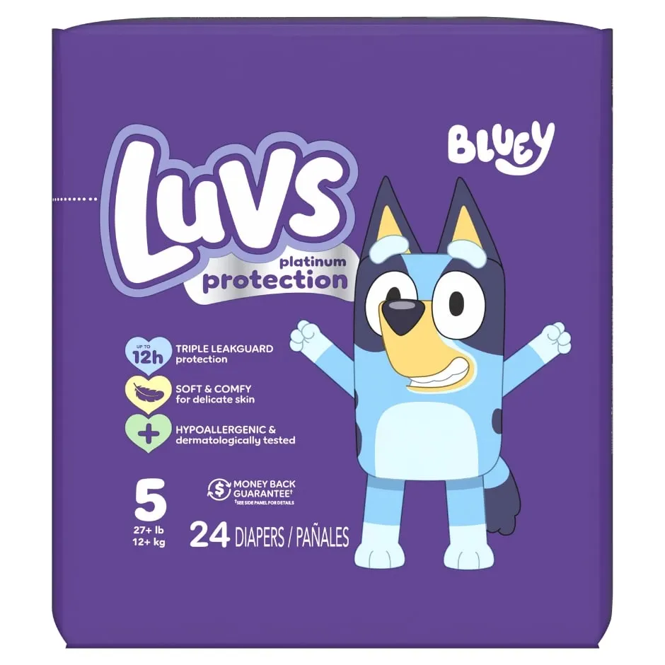 Luvs Size 5 Baby Diapers, 25 ct.