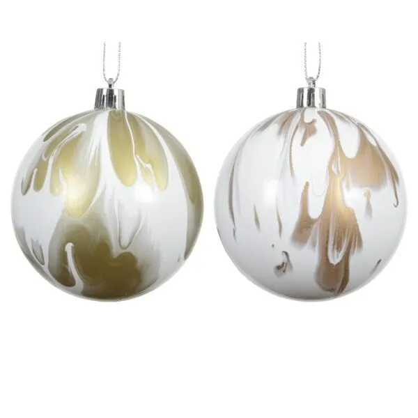 Decoris gedecoreerde kerstbal shatterproof multi assortiment