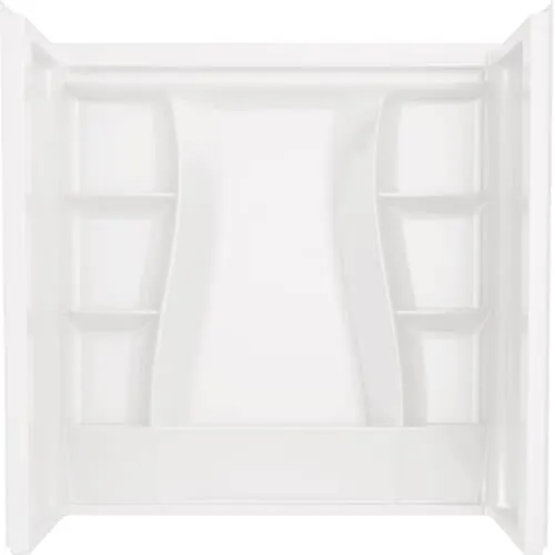 Classic 500 60 in. W x 61.25 in. H x 30 in. D Direct-to-Stud Alcove Tub Surround High Gloss White