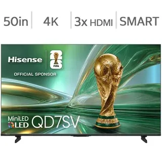 Hisense 50" Class - QD7SV Series - 4K QLED Mini LED TV