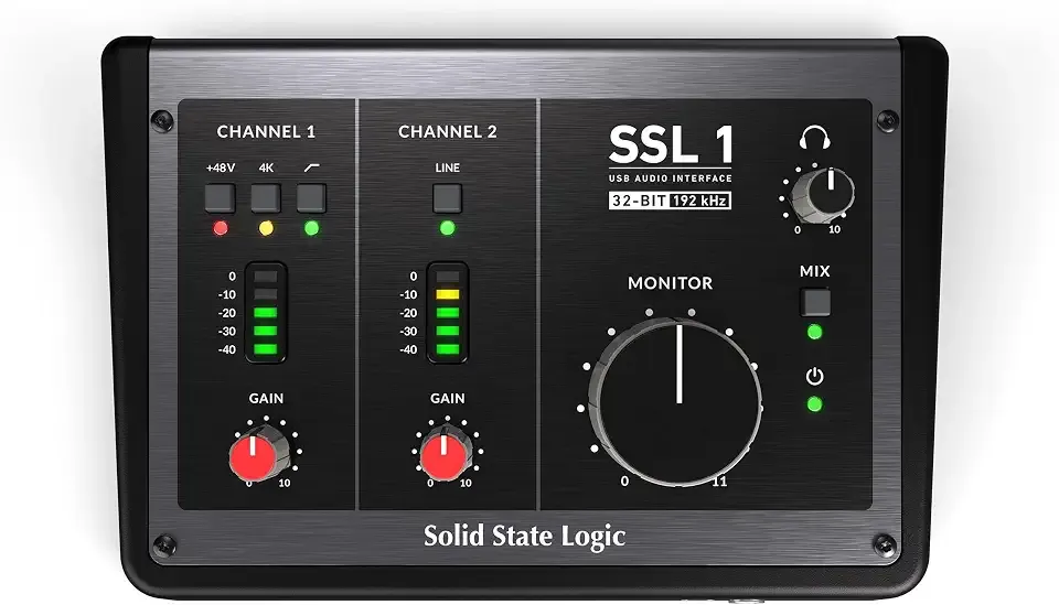 Solid State Logic SSL1 2X2 Channel USB Interface