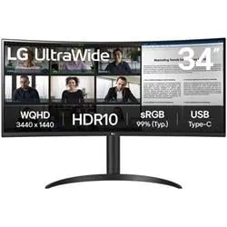 34" LG monitor 34WR55QK-B