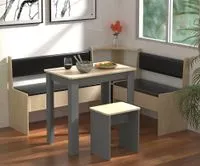 Eckbankgruppe Sitzgruppe Küchensitzgruppe "Esal Mini" Honig-Eiche