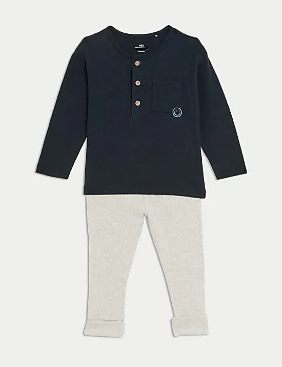2pc Cotton Rich Outfit (0-3 Yrs)
