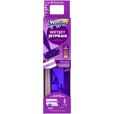 Wet Jet Mop, Floor Cleaner, Wood, Laminate, Tile, Cleaning Set