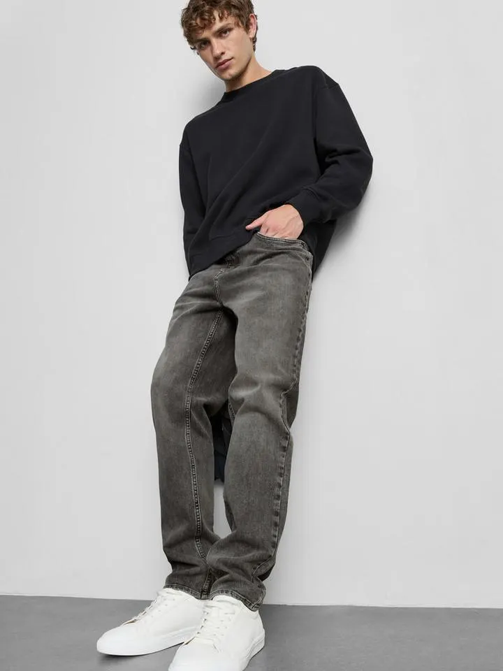 Jean slim à taille mi-haute
