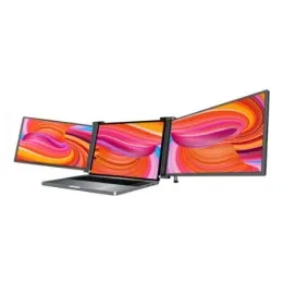 Kogan XPRESSO 15.6" Full HD Pro Dual Screen Tri-Fold Portable Monitor for 15.6" - 17.3" Laptops (1920 x 1080)