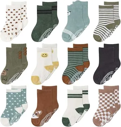 The Peanutshell Organic Baby Unisex Socks 0-24 Months S…