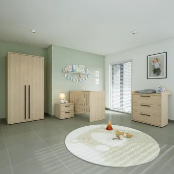 Commode BABETTE Eik B90