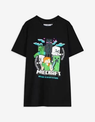 T-shirt - Minecraft - nero