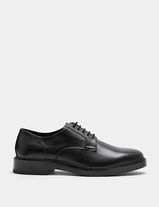 Derby-Lederschuhe