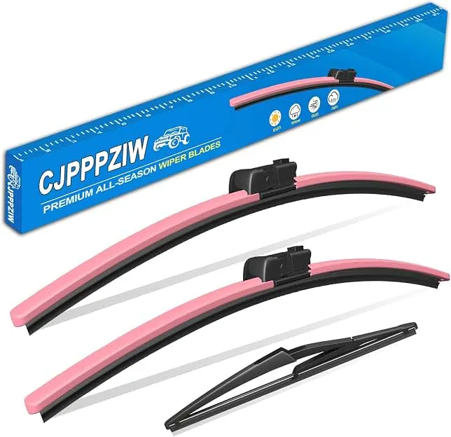CJPPPZIW® Windshield Wipers Replacement for Jeep Renegade 2015-2023,Streak-free,OEM Quality Premium All-Season Front Rear Pin…